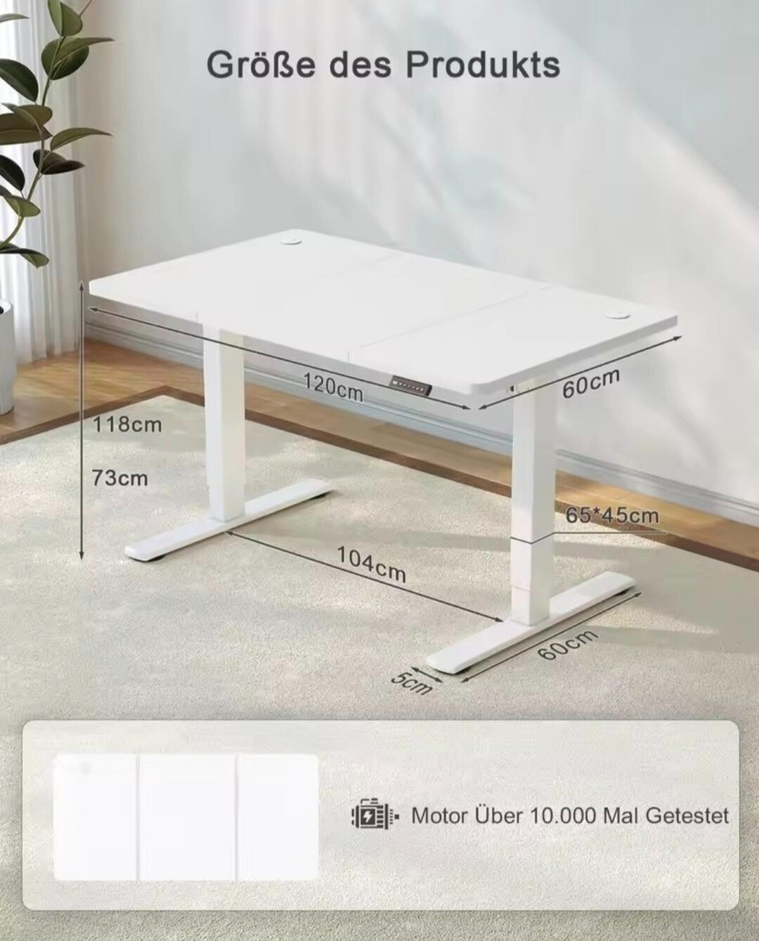 LiftDesk - Elektrischer Höhenverstellbarer Schreibtisch