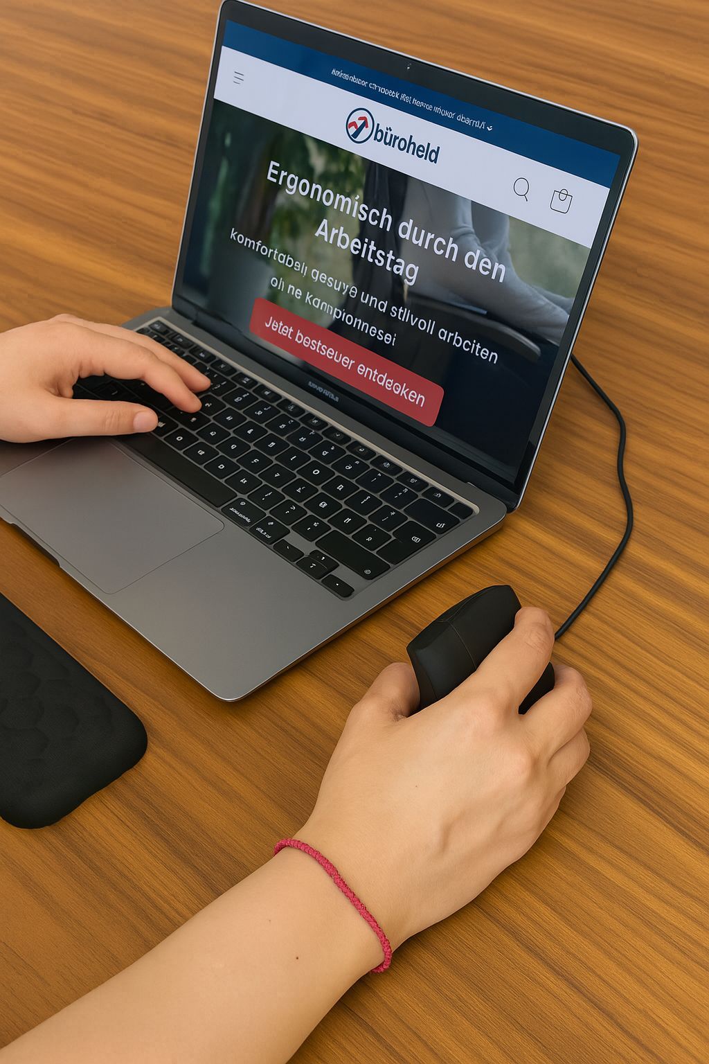 Ergonomische Vertikalmaus