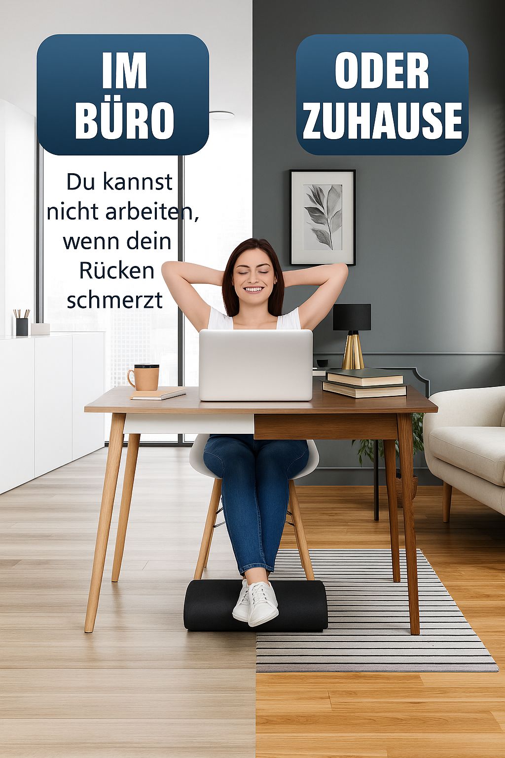 Ergonomische Fußstütze