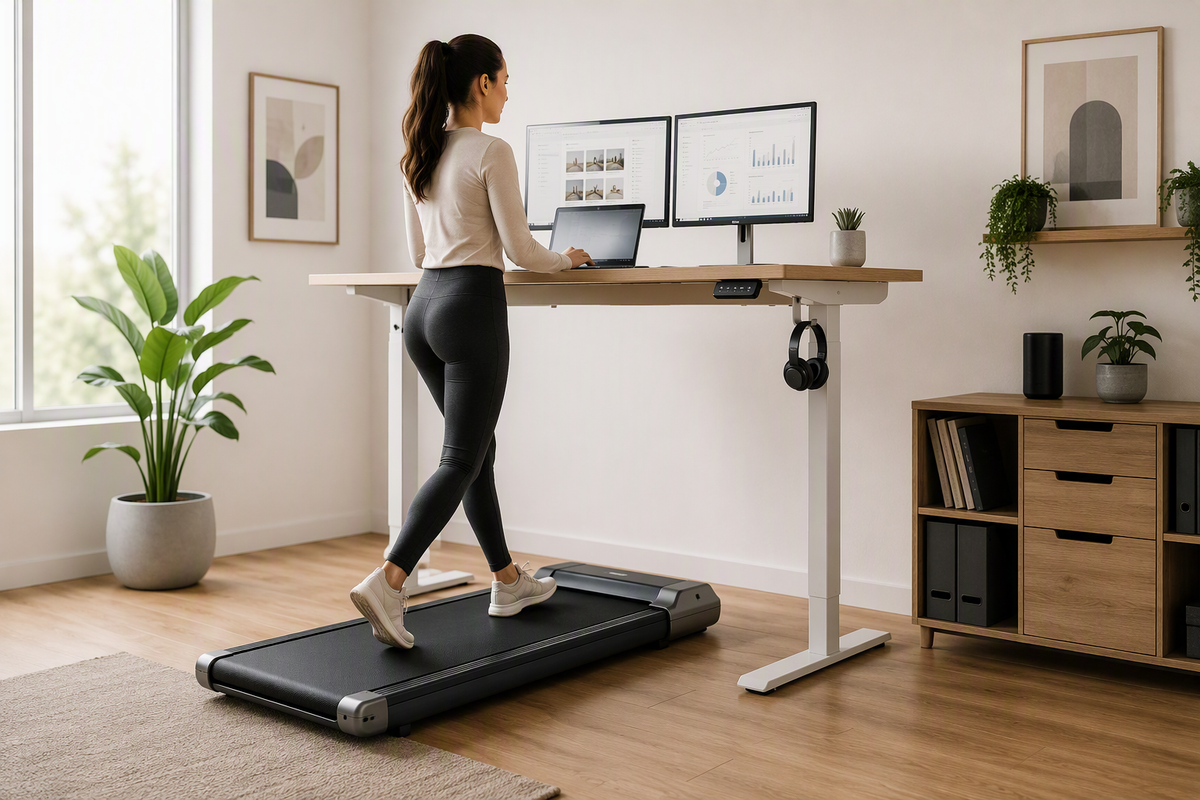 Mehr Bewegung im Büro: Warum ein Walking Pad die perfekte Ergänzung für deinen Arbeitsplatz ist