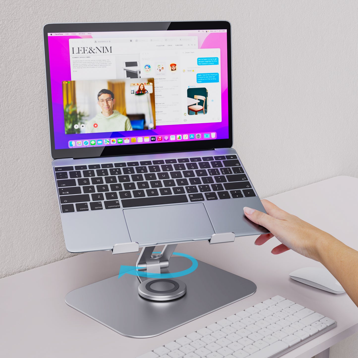 Ergonomische Laptop-Halterung