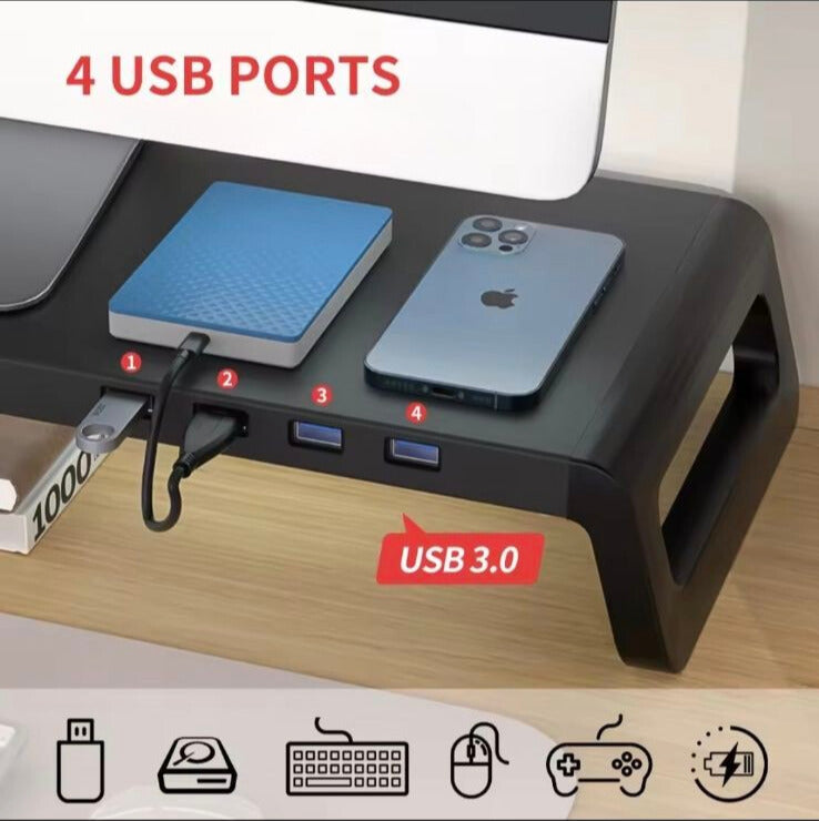 Monitorständer mit USB-Docking