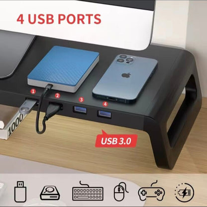 Monitorständer mit USB-Docking