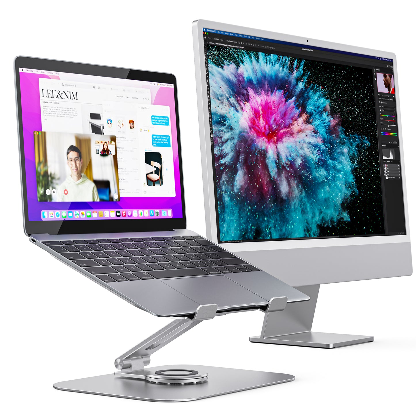 Ergonomische Laptop-Halterung