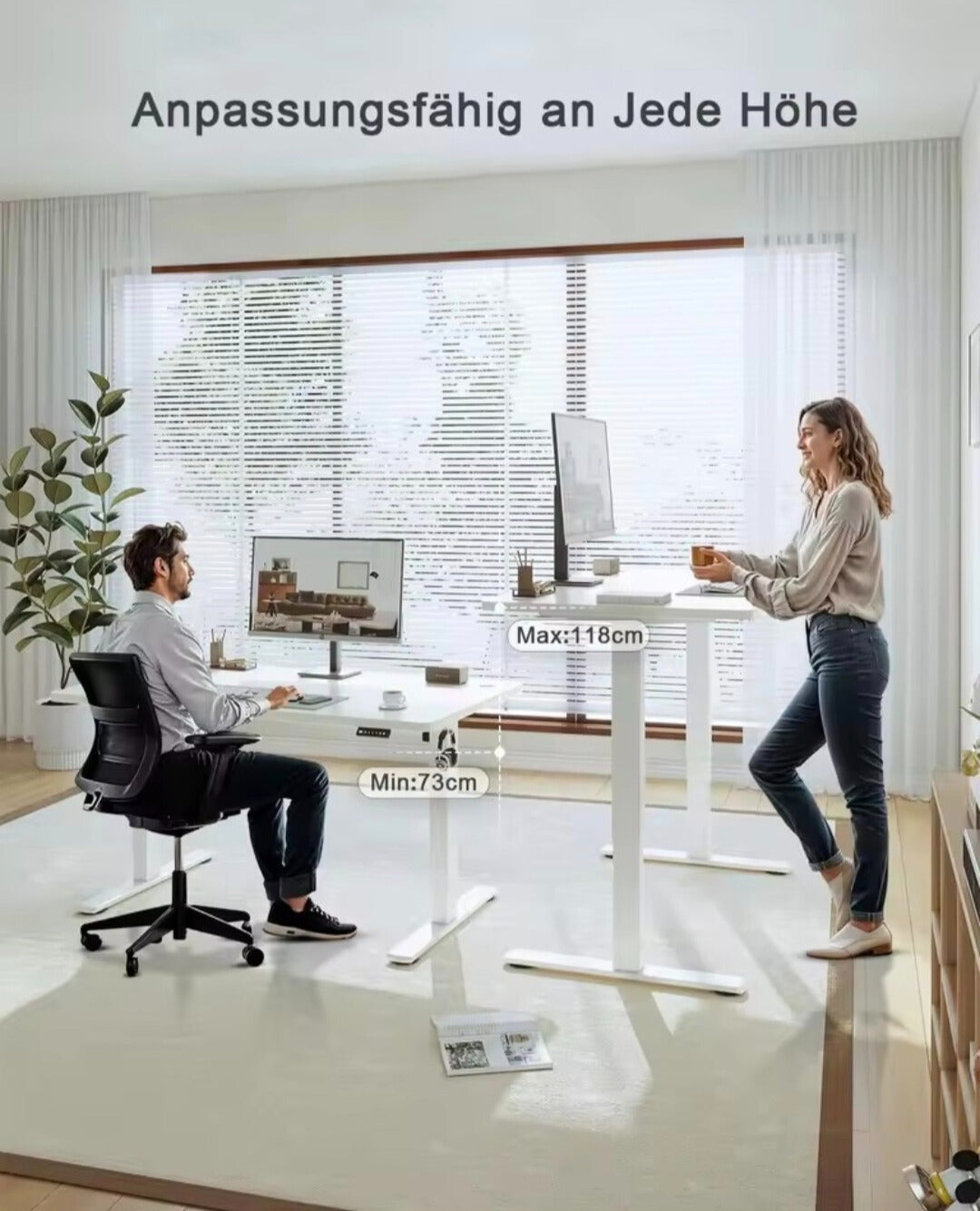 LiftDesk - Elektrischer Höhenverstellbarer Schreibtisch